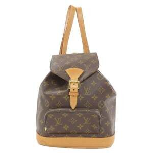 LOUIS VUITTON Brown Monogram Canvas Backpack